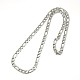 Модные ожерелья 304 из нержавеющей стали Figaro цепи для мужчин(STAS-A028-N016P)-1