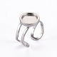 201 ajuste de anillo de almohadilla de acero inoxidable(X-STAS-S080-040A-P)-1