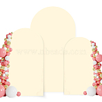 3Pcs 3 Styles Polyester Wedding Arch Cover Cloth, for Wedding Background Cover Cloth, PapayaWhip, 1500~2200x650~1200mm, 1pc/style(FEPA-CN0001-01B)