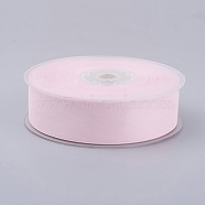 Double Face Matte Satin Ribbon, Polyester Satin Ribbon, Lavender Blush, (1 inches)25mm, 100yards/roll(91.44m/roll)(SRIB-A013-25mm-123)