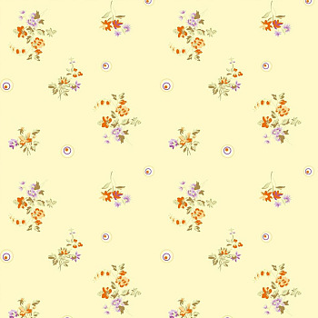 Miniature Wallpapers, for Dollhouse Bedroom Decoration, Rectangle, Flower Pattern, 297x210mm