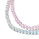 Transparent Gradient Color Glass Beads Strands(GLAA-H021-01A-17)-3