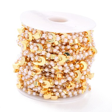 Cadenas de perlas de imitación de plástico hechas a mano(CHC-I038-20G)-3