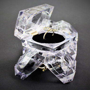 10Pcs Transparent Plastic Ring Boxes(OBOX-LP0001-03)-3