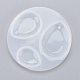 Moule à pendentif en silicone en forme de larme(X-DIY-F060-02)-1