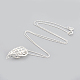 925 Sterling Silver Cage Pendant Necklaces(NJEW-S415-06)-3