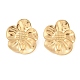 Flower 304 Stainless Steel Stud Earrings for Women(EJEW-Z065-12G-01)-2