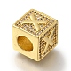 Brass Cubic Zirconia Beads(KK-Q818-01X-G)-2