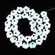 Chapelets de perles vernissées manuelles(LAMP-N029-008H)-2