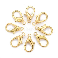 Zinc Alloy Lobster Claw Clasps, Parrot Trigger Clasps, Cadmium Free & Lead Free, Golden, 21x12mm, Hole: 2mm(X-E107-G)