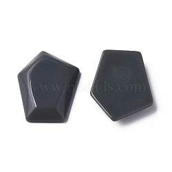 Opaque Acrylic Cabochons, Pentagon, Gray, 23.5x18x4mm, about 450pcs/500g(MACR-S373-142-A03)