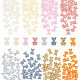 160 piezas 8 colores cabujones de resina(AJEW-HY0001-40)-1