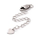 925 Sterling Silver Chain Extenders(STER-D036-36AS)-2
