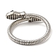 Alloy Round Snake Chain Bracelets(BJEW-Z018-02P)-2