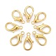 Zinc Alloy Lobster Claw Clasps(X-E107-G)-1