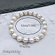 Plastic Imitation Pearl Beaded Stretch Bracelets for Women(TT2462-1)-2