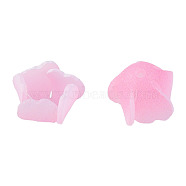 Plastic Beads, Flower, Pearl Pink, 15x15x10.5mm, Hole: 1mm(KY-N015-199C)