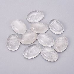 Natural Quartz Crystal Cabochons, Rock Crystal Cabochons, Oval, 40x30mm(X-G-I219-07D)