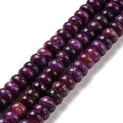 Natural Kunzite Beads Strands, Rondelle, 8x4.5mm, Hole: 0.9mm, about 84pcs/strand, 15.75 inch(40cm)(G-G852-03C)