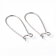 Brass Hoop Earring Wires Hook Earring Making Findings(X-EC221)-1