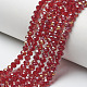 Electroplate Transparent Glass Beads Strands(EGLA-A034-T8mm-H13)-1