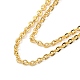 Brass Cable Chain Necklaces Making(MAK-L025-05G)-2