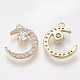 Brass Micro Pave Cubic Zirconia Charms(X-KK-T038-507A)-2