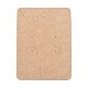 Blank Kraft Paper Jewlery Display Cards(CDIS-G005-11)-1