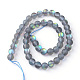 Chapelets de perles en pierre de lune synthétique(X-G-R375-6mm-A03)-2