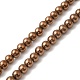 Electroplate Synthetic Magnetic Hematite Beads Strands(G-E602-01)-2