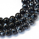 Chapelets de perles rondes en verre peint de cuisson(X-DGLA-Q019-6mm-73)-1