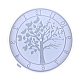 DIY Food Grade Silicone Round with Tree of Life Clock Molds(TREE-PW0001-58A)-1