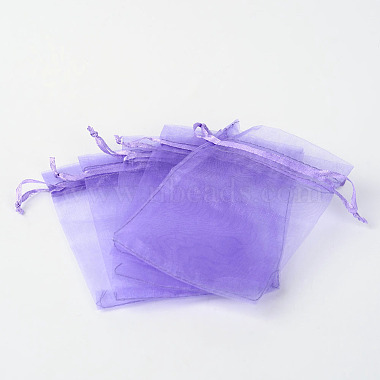 Organza Gift Bags with Drawstring(OP-R016-9x12cm-06)-2