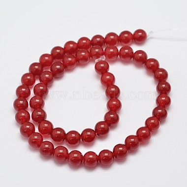 Natural & Dyed Malaysia Jade Bead Strands(X-G-A146-8mm-A02)-2