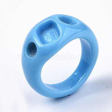 Opaque Resin Finger Rings(RJEW-N033-008-A01)-5