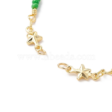 Fabrication de bracelets en chaîne à maillons étoile et papillon en laiton(AJEW-JB01150-43)-2