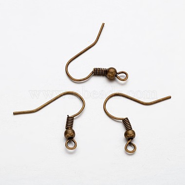 Серьги ювелирных изделий антикварные серьги крючки бронза железа(X-E135-NFAB)-3