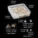 300Pcs 3 Style Brass & Plastic Ear Nuts(FIND-YW0002-17G)-3