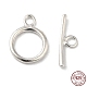 925 Sterling Silver Ring Toggle Clasps(STER-A008-16)-1