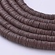 Flat Round Eco-Friendly Handmade Polymer Clay Beads(CLAY-R067-6.0mm-38)-2