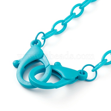 Personalized ABS Plastic Cable Chain Necklaces(NJEW-JN03310-08)-2