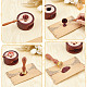 Brass Wax Seal Stamps with Rosewood Handle(AJEW-WH0412-0192)-3