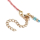 Glass & Brass Beaded Necklaces(NJEW-JN04155)-6