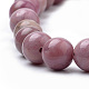 Natural Rhodonite Beads Strands(G-S259-08-8mm)-3