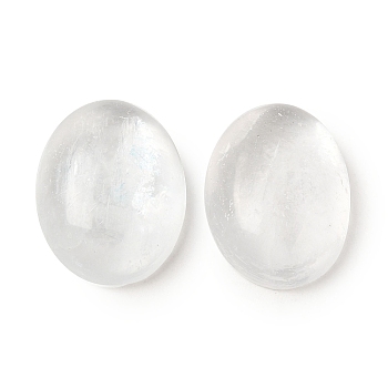 Natural Selenite Cabochons, Oval, 24x17~18x6.5~7mm