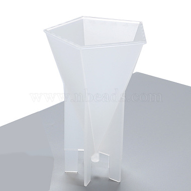 DIY Pentagonal Aromatherapy Candle Plastic Molds(DIY-F048-07)-4