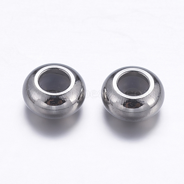 Stainless Steel Color Rondelle 316L Surgical Stainless Steel Stopper Beads