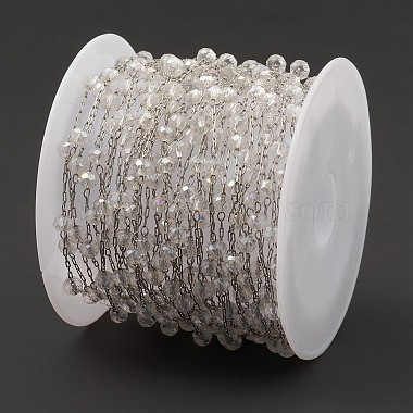 chaînes de perles rondes en verre(CHS-B003-04A)-5