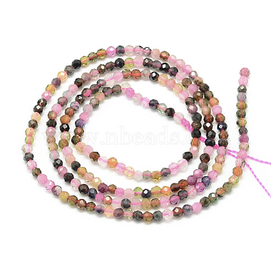 Natural Tourmaline Beads Strands(G-S152-02-3mm)-2