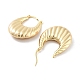 Brass Hoop Earrings(EJEW-H301-01G-06)-2